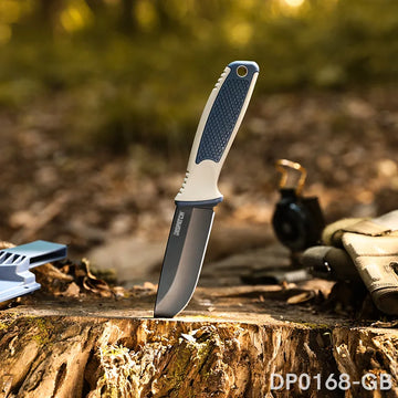 Single-Edge Tactical Knives with Non-slip Stylish Handle and Practical Sheath